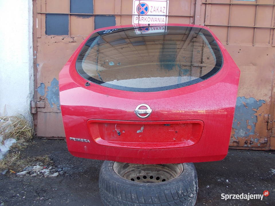 nissan PRIMERA P12 18 16V 04r klapa szyba osobowe Zamość
