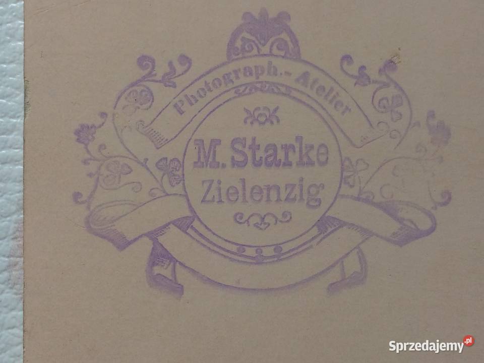 1238 SULĘCIN Niemieckie Zdjęcie Kartonikowe Szczecin