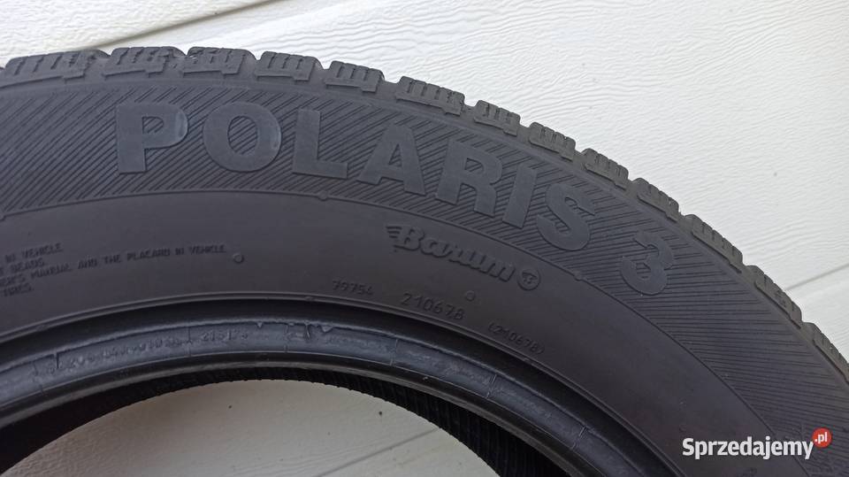 KOMPLET OPONY ZIMOWE BARUM POLARIS 3 19565R15 15cale Rzeszów sprzedam