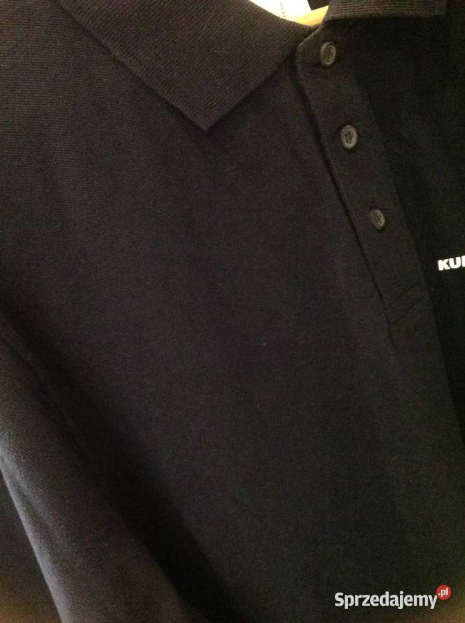 Koszula Polo Robocza L XL Granatowa Długi Rękaw Nowa Sól
