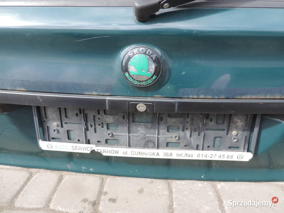KLAPA TYŁ TYLNA BAGAŻNIKA SKODA FELICJA FELICIA osobowe Klapy bagażnika Nowy Sącz