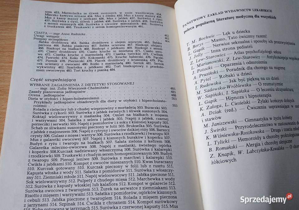 Dietetyczna książka kucharska Zofia Gdańsk