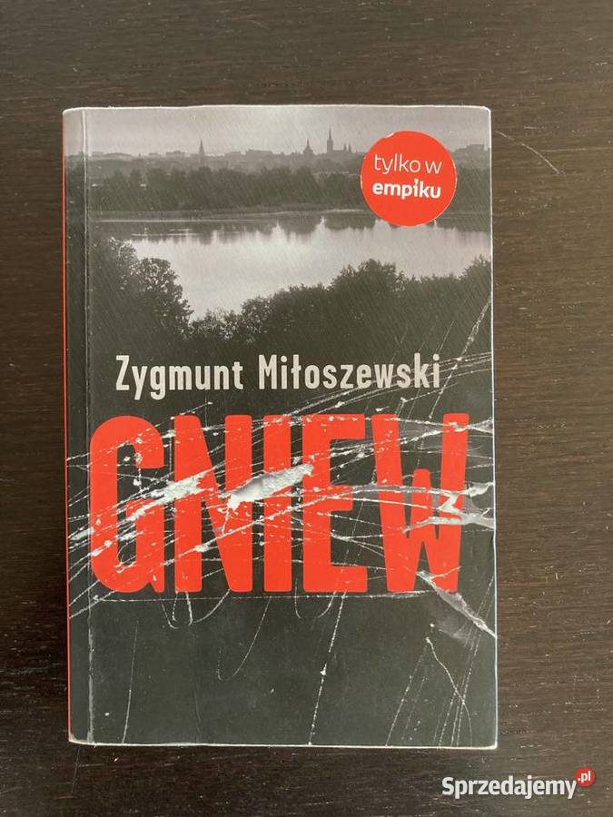 Zygmunt Miłoszewski Gniew autograf pisarza Elbląg