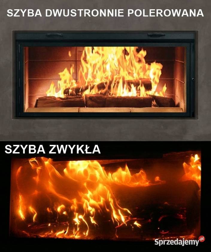 Szyba żaroodporna do kominka samoczyszcząca Piece i kominki Radziszów