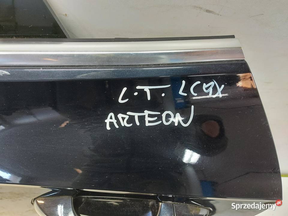 VW Arteon 3G8 2018r DRZWI LEWY TYŁ czarny LC9X