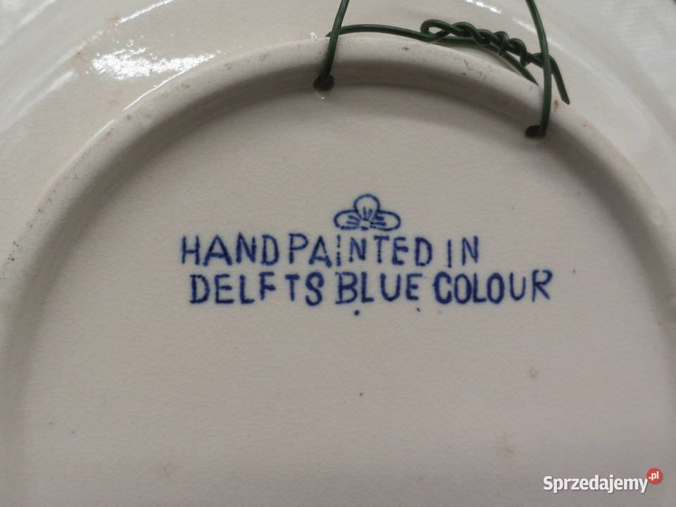 Talerz kolekcjonerski Delft Blue krajobraz z Raszków sprzedam