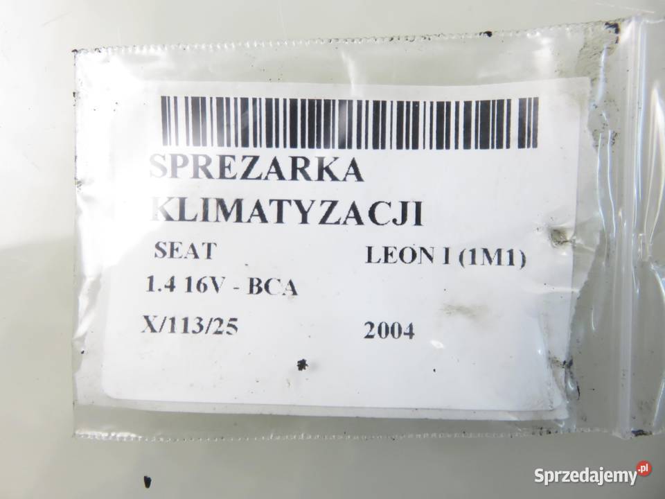 KOMPRESOR KLIMATYZACJI SEAT LEON I 1M1 14 16V