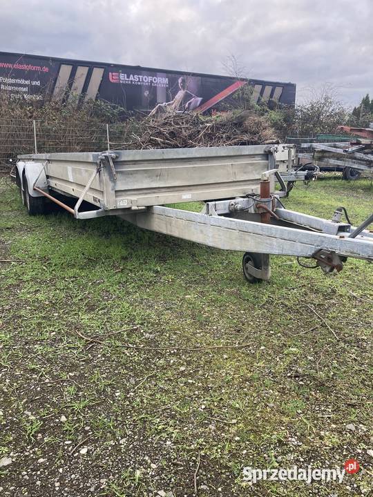 Przyczepa długa 9m w Niemczech Duisburg Humbaur Gorzanów