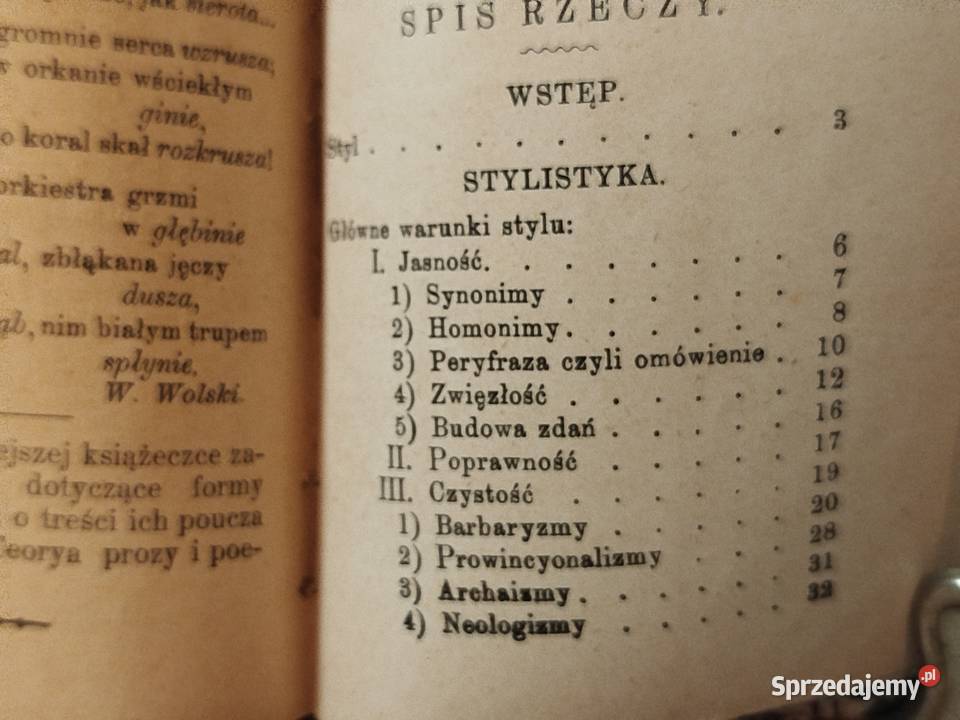 Stara książka Krótka stylistyka Henryk Galle Szczecin