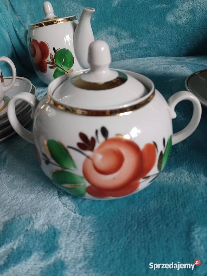 Serwis do kawy herbaty ĆCCP Baranówka vintage łódzkie Łódź