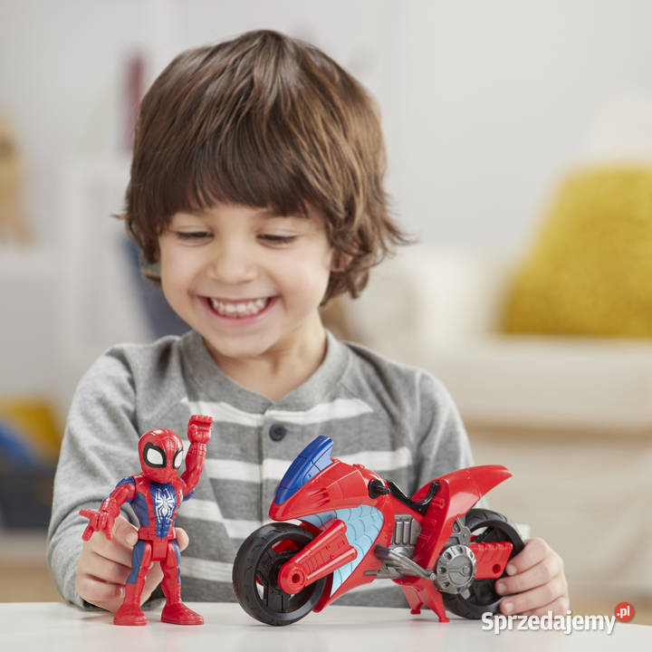 Figurka Spiderman 12 i Motocykl Pojazd AVENGERS Mogilany