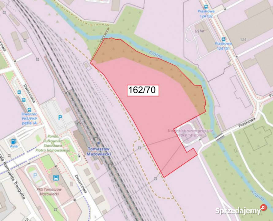TOMASZÓW MAZOWIECKI GRUNT PRZEMYSŁOWY 319 HA łódzkie Tomaszów Mazowiecki