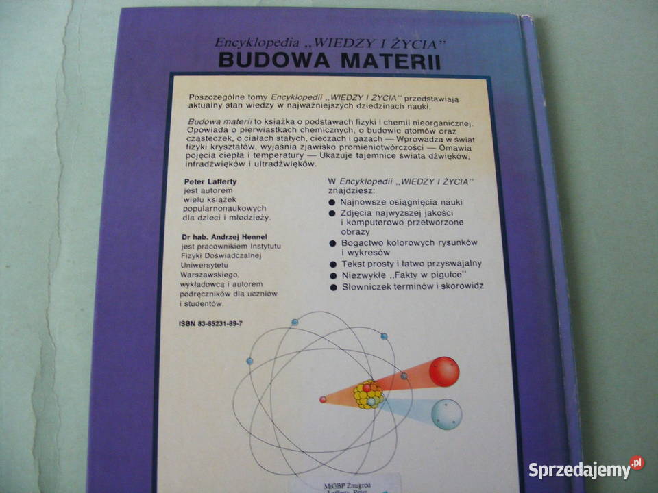 Encyklopedia fizyki Clark Budowa materii Oborniki Śląskie