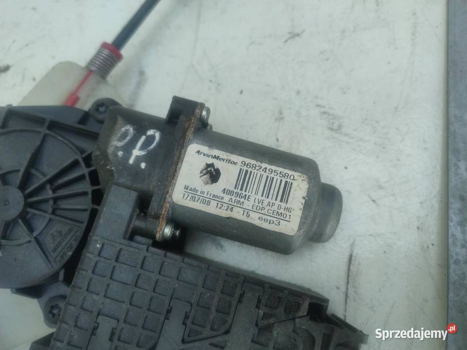 MECHANIZM PODNOŚNIK SZYBY PRAWY PRZÓD CITROEN C4