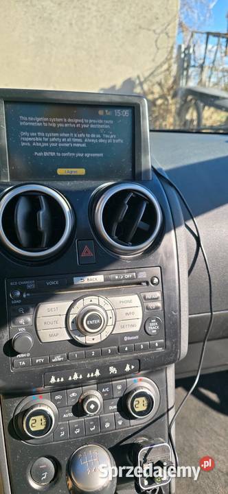 Nissan qashqai 15 uszkodzony Rok produkcji 2007 Poznań