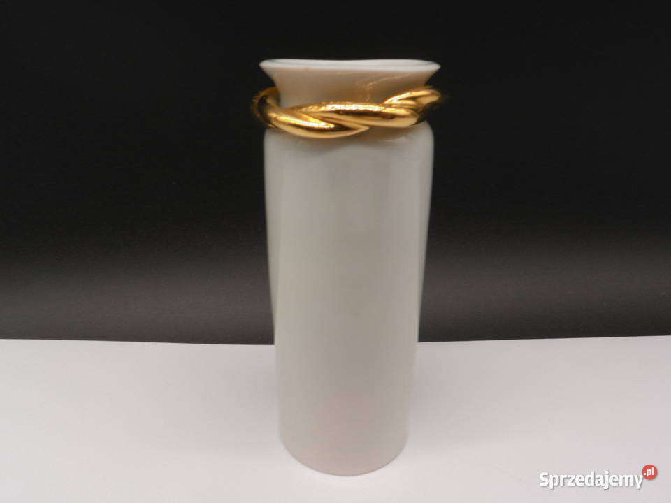 Wazon wazonik porcelanowy wyprodukowany firmę Raszków