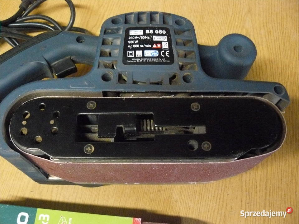 Szlifierka Taśmowa 950 wat Germany papier Nowa Sól