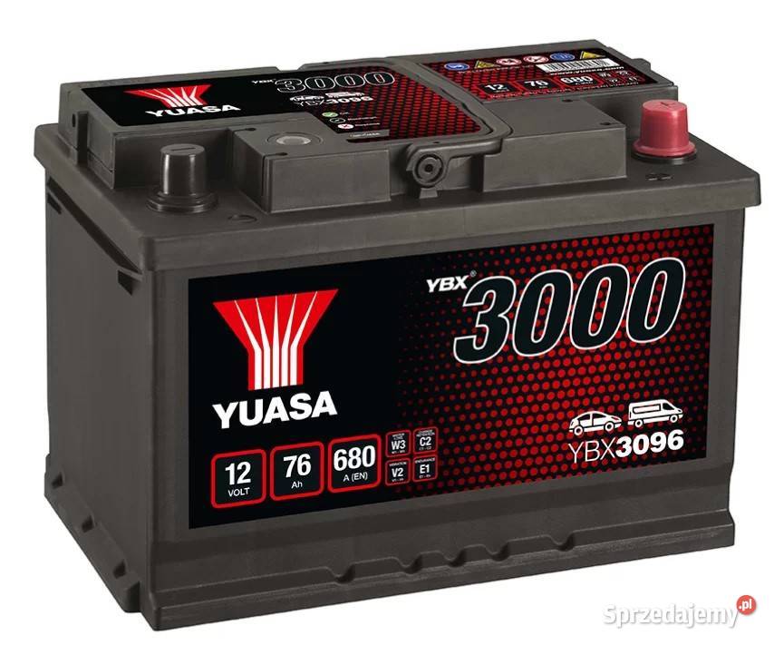 Akumulator Yuasa Standard 12V 76Ah 680A Prawy Lublin