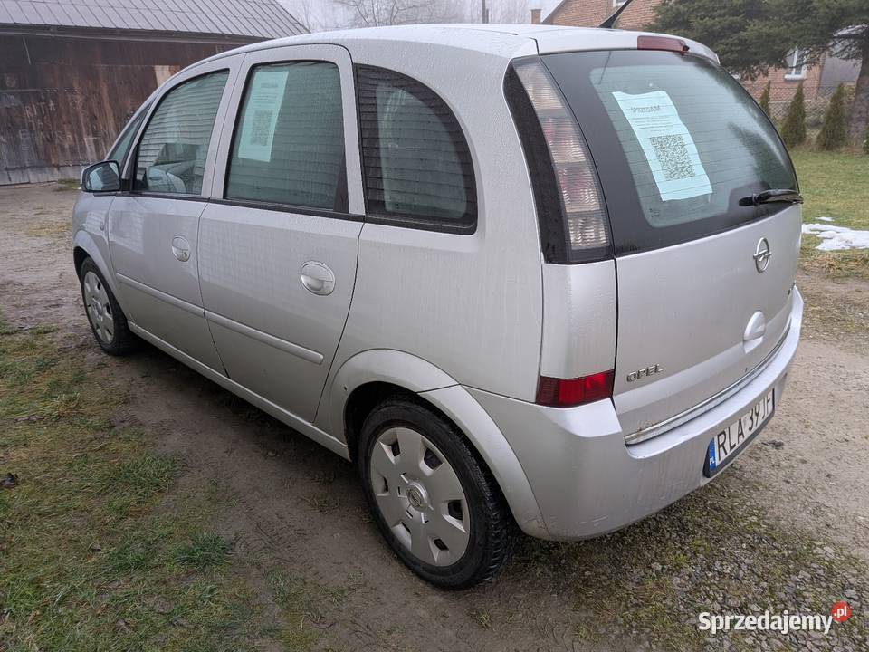 Opel Meriva I pierwszy właściciel 2006r 16 poduszka powietrzna Łańcut