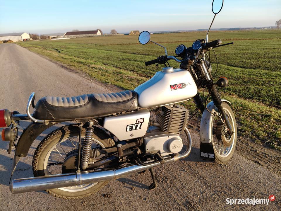 MZ ETZ 250 1986r z dokumentami do rejestracji Motoryzacja Nowe Skalmierzyce