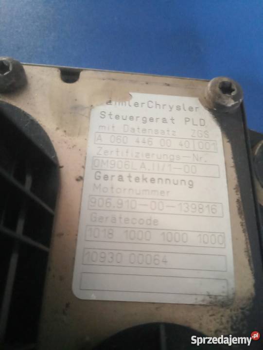 KOMPUTER SILNIKA MERCEDES ATEGO 1223 0604460040 Układ elektryczny opolskie Rzędowice