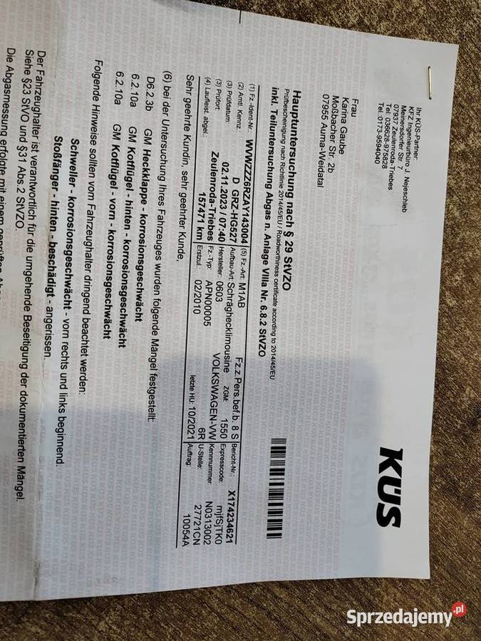 VW POLO 12 BENZYNA czujnik deszczu wielkopolskie Leszno