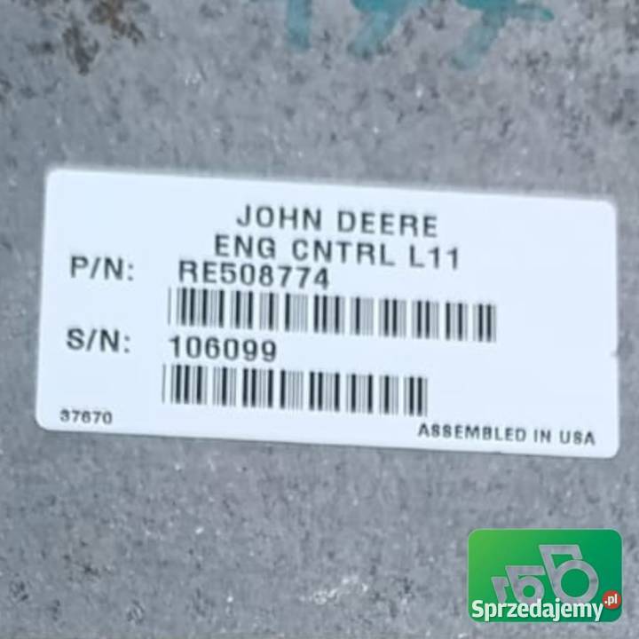 Moduł Komputer Sterownik silnika RE508774 Wilkowo