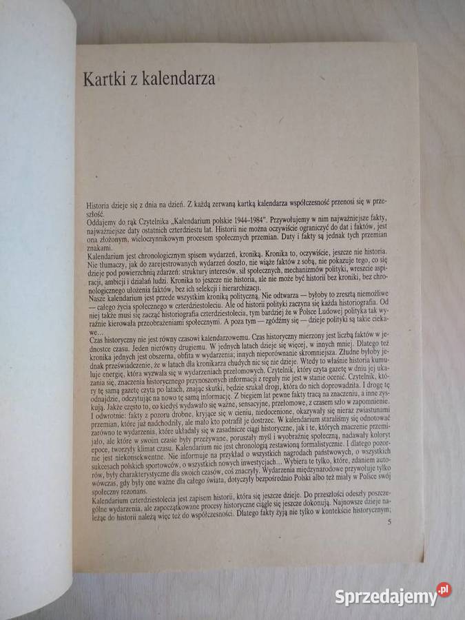 Kalendarium polskie 1944 1984 Z Rykowski W Gdańsk