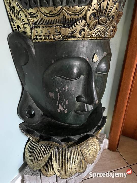 Budda z Bali indonezyjskie rękodzieło z drewna