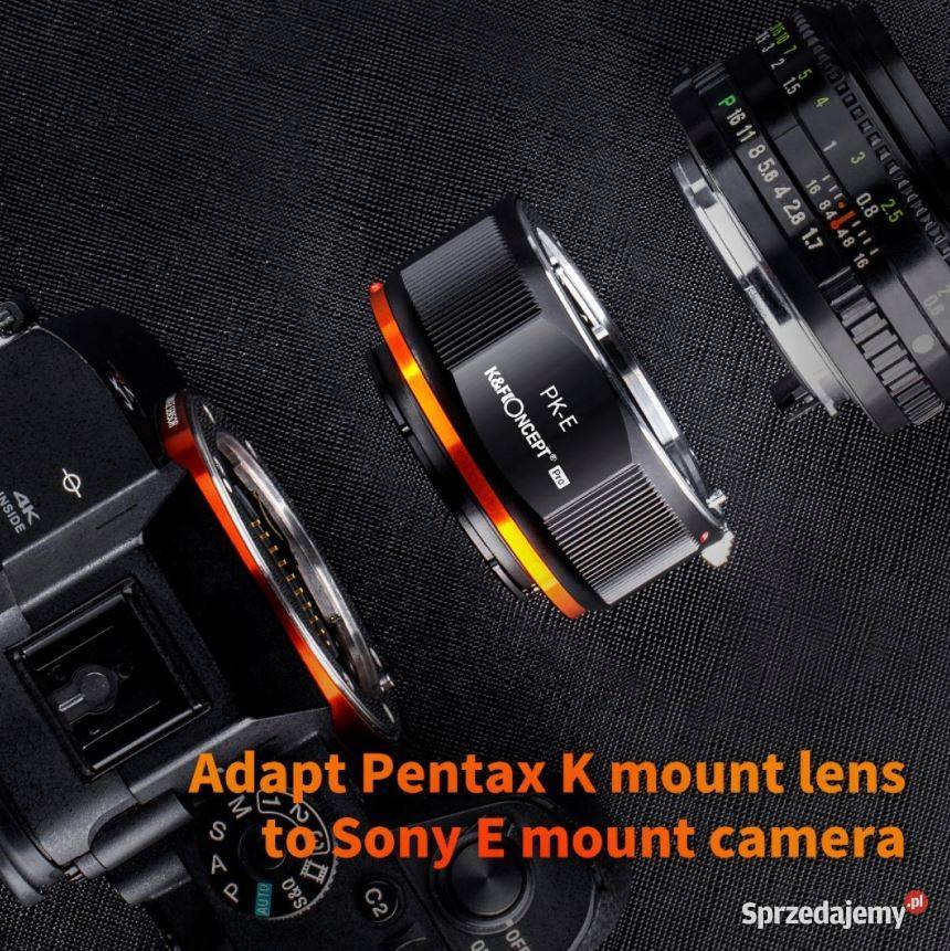 Adapter PENTAX PK na SONY EMount Concept PRO mazowieckie Warszawa sprzedam