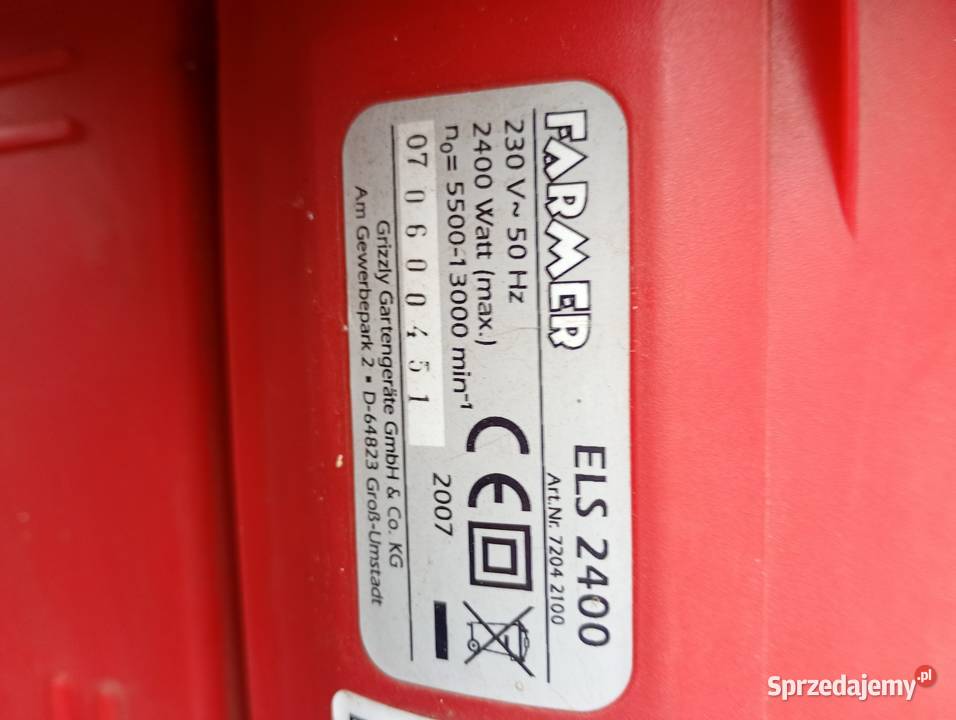 Sprzedam kosiarki elektryczne Szprotawa