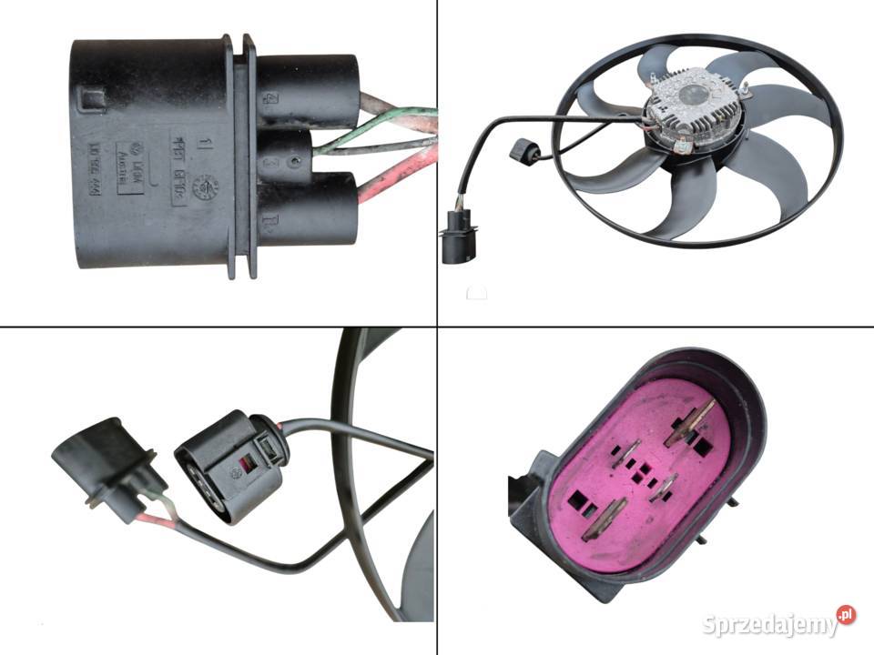 WENTYLATOR CHŁODNICY DUŻY SEAT AUDI SKODA VW