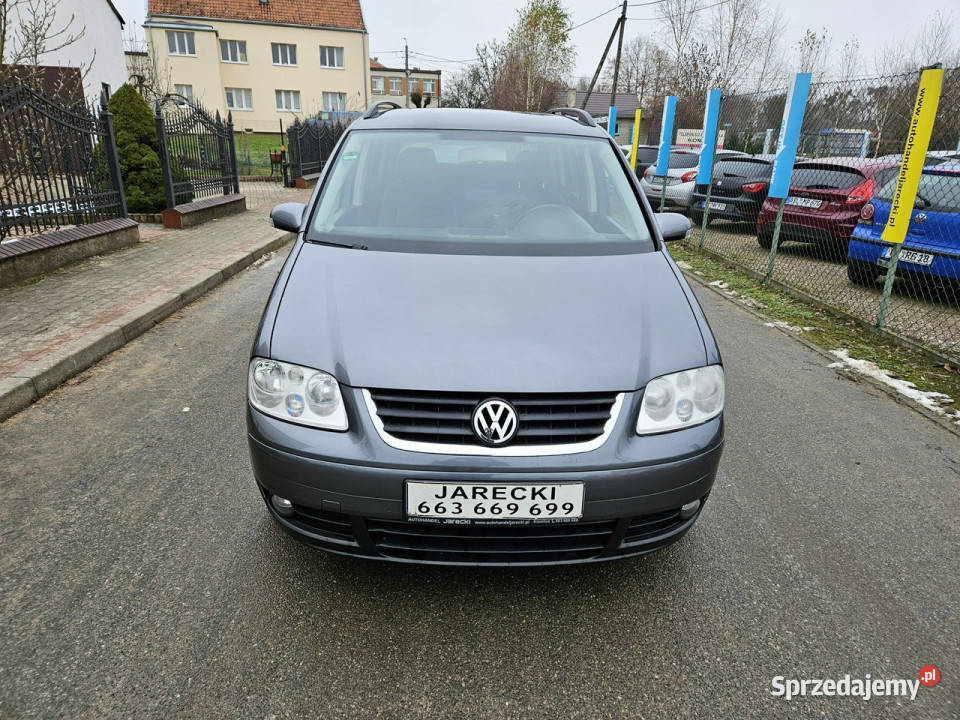 Volkswagen Touran Opłacony Zdrowy Zadbany centralny zamek Kisielice sprzedam