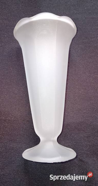 Wazon art deco szkło satynowe Barolac Fidenza