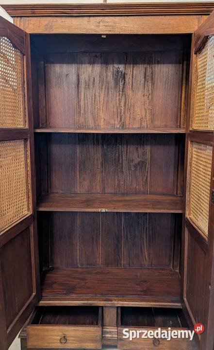 Szafabieliźniarka kolonialna rattan szer 98 Dąbrowa Górnicza