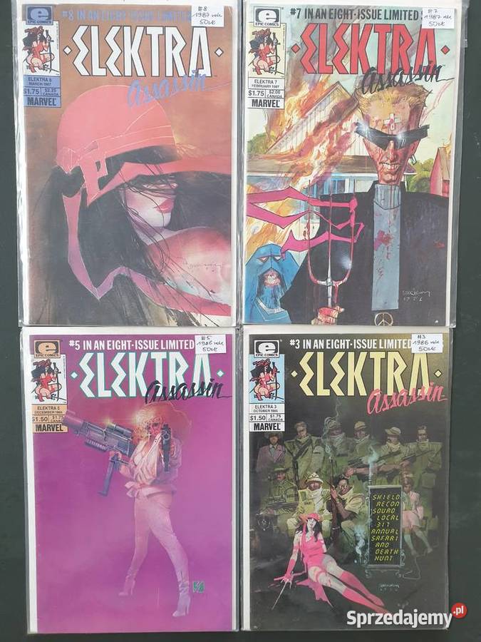 Elektra Assassin 4 komiksy Marvel USA 1986987 Gdynia