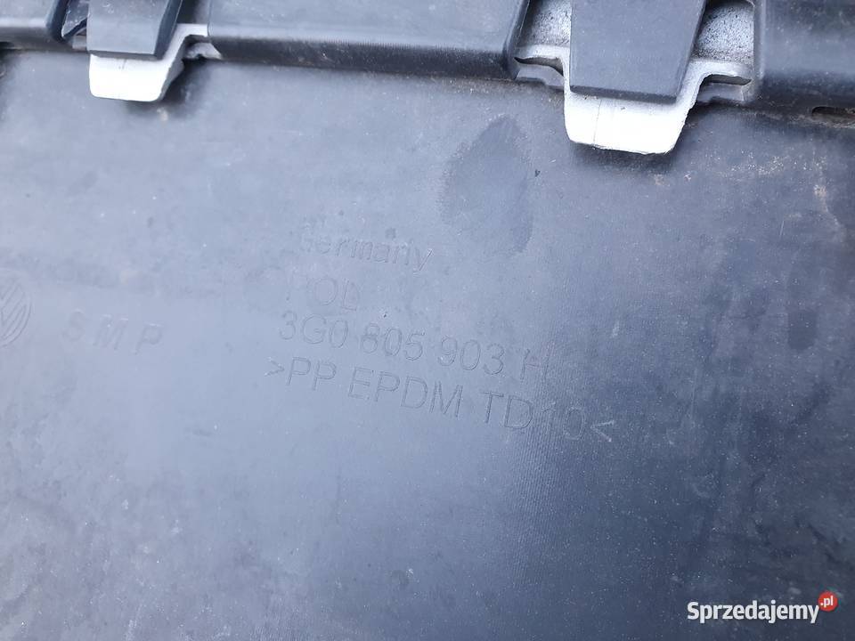 VW PASSAT B8 ALLTRACK SPOILER ZDERZAKA PRZÓD