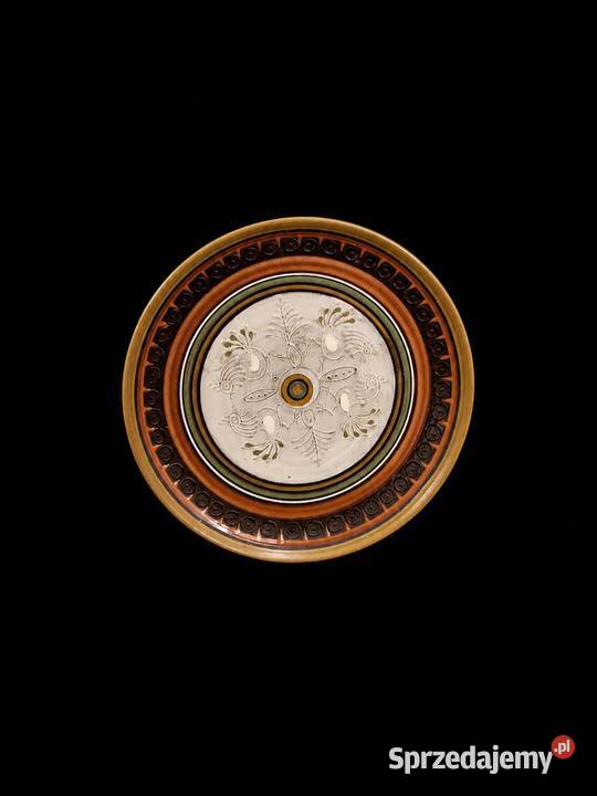 Talerz Ścienny Ceramiczny Poddębice