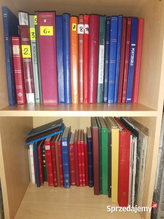 Znaczki pocztowe Świat 300 klaserów wyprzedaż Kolekcje podkarpackie