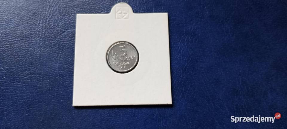 Stare monety 5 groszy 1968 skrętka Polska PRL podkarpackie Lesko