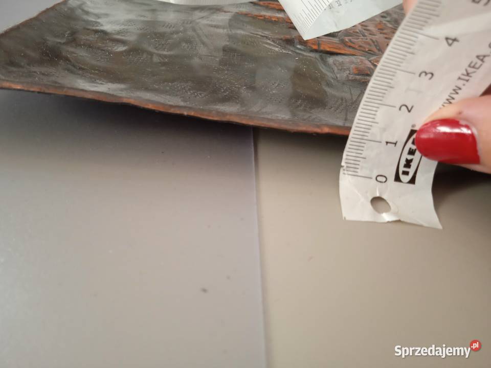 Obraz płaskorzeźba miedziana 50 x 295 x 115 Straszyn