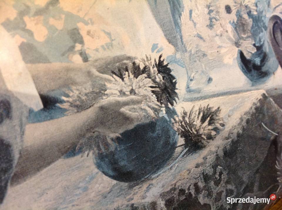 Stary Obraz Obrazek Arenz 1908 Sygnowany Antyki lubuskie Nowa Sól