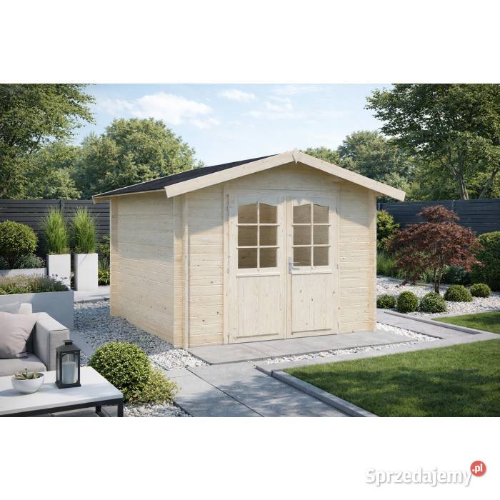 Drewniany domek ogrodowy narzędziowy Ludwik 73m2 Mrągowo sprzedam