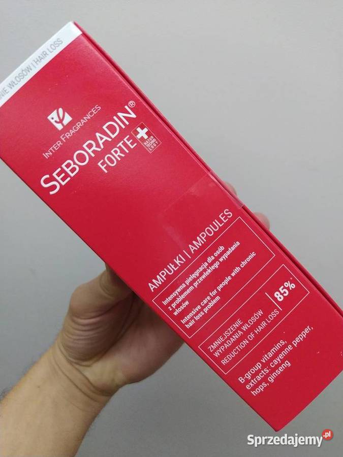 Ampułki Seboradin Forte Natur Technology przeciw Kraków sprzedam