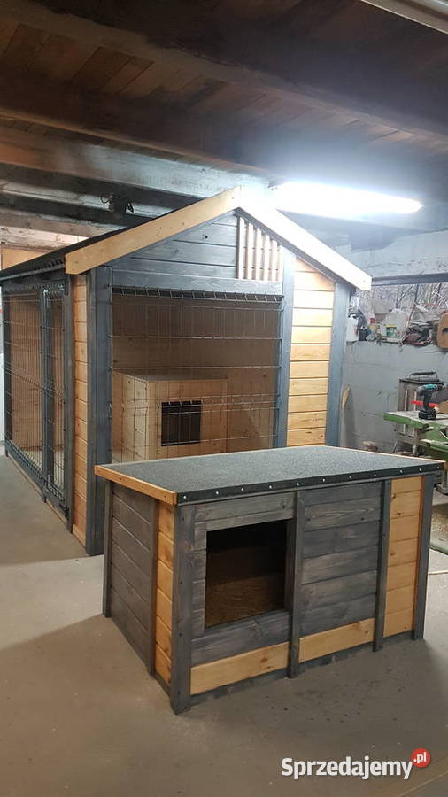 Buda psa ocieplona xxl antracyt lamele kojec Iława