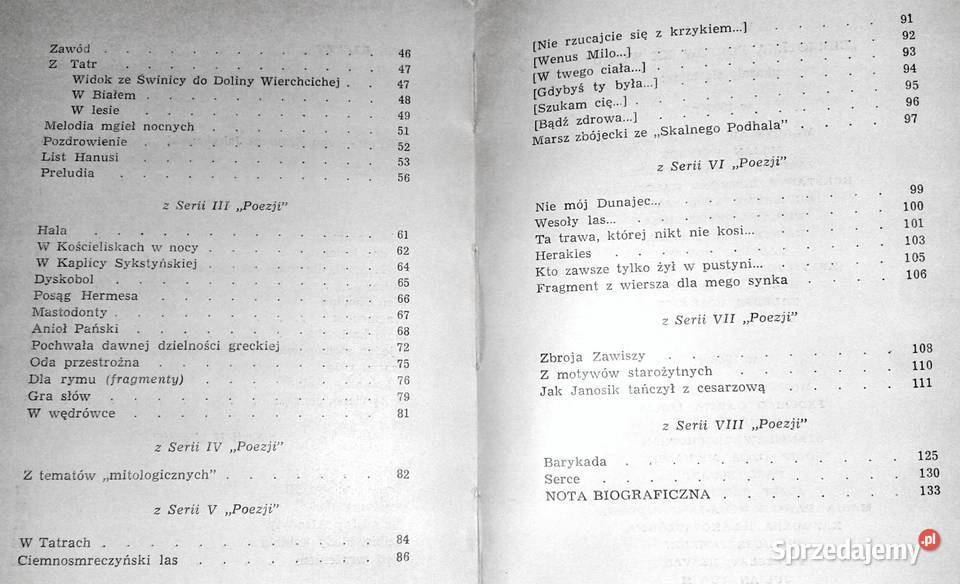 Poezje wybrane Kazimierz Tetmajer Chełm