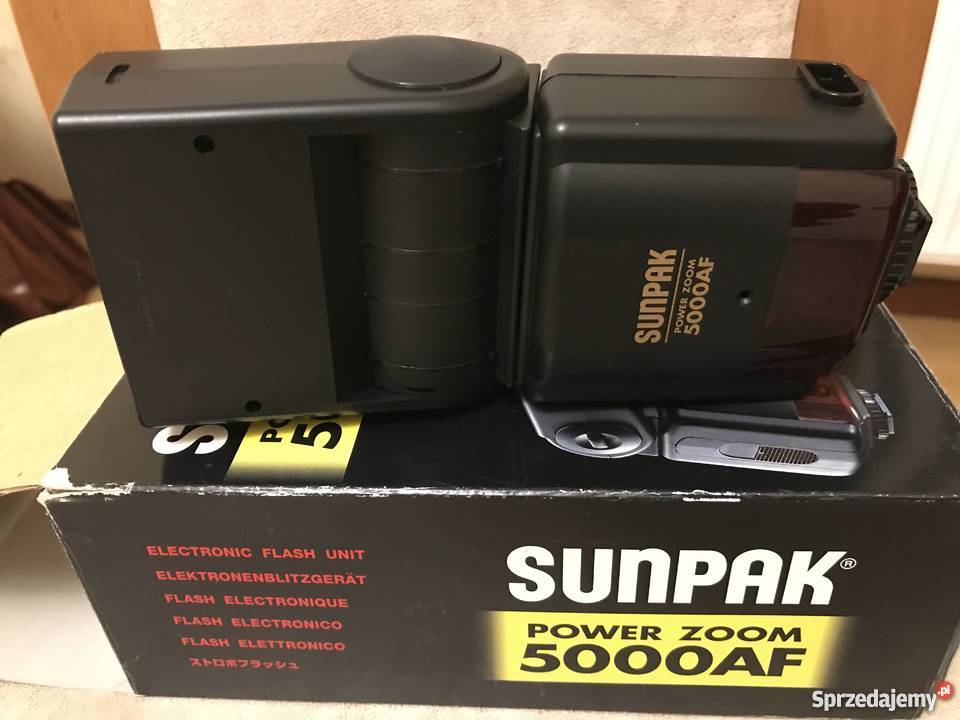 SUNPAK Power zoom CANON 5000AF Lampa błyskowa Białystok sprzedam