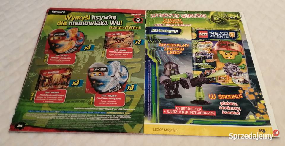 Lego Ninjago 62018 38 Książeczki dzieci czaso Czeladź sprzedam