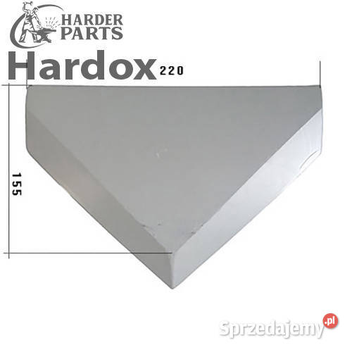 Lemiesz S HARDOX S22A220B155S części do nieuszkodzony Suwałki