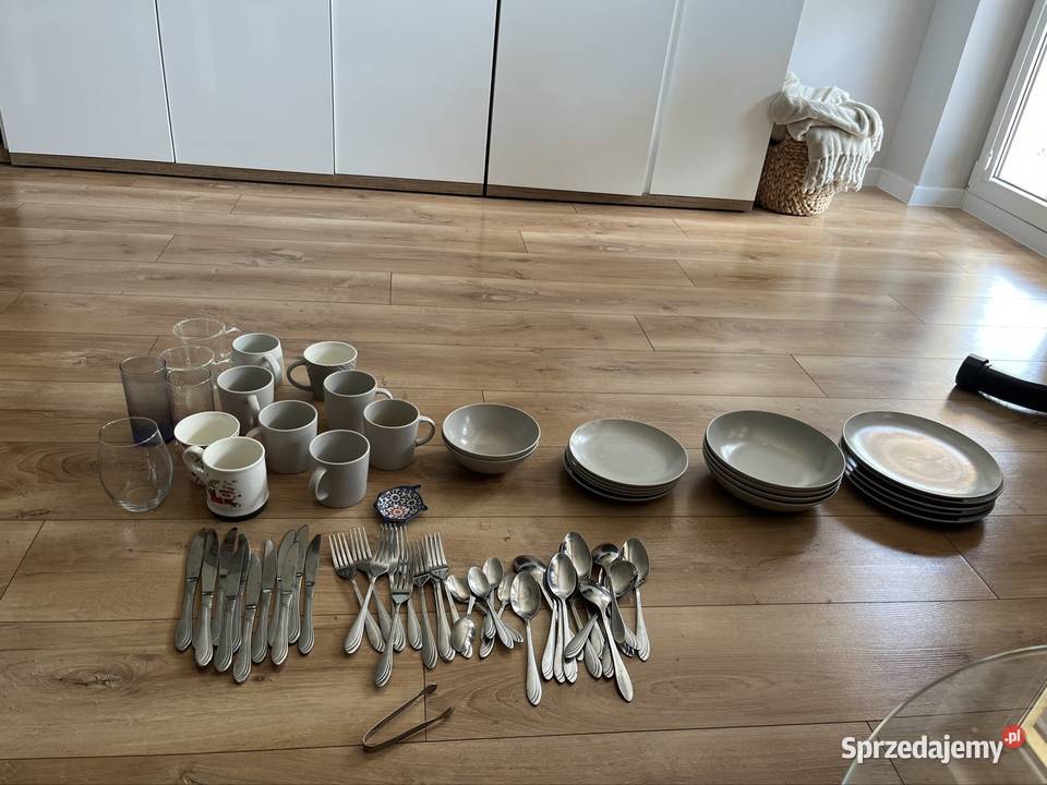 Sprzedam używane sztućcekubkitalerze Trzebnica